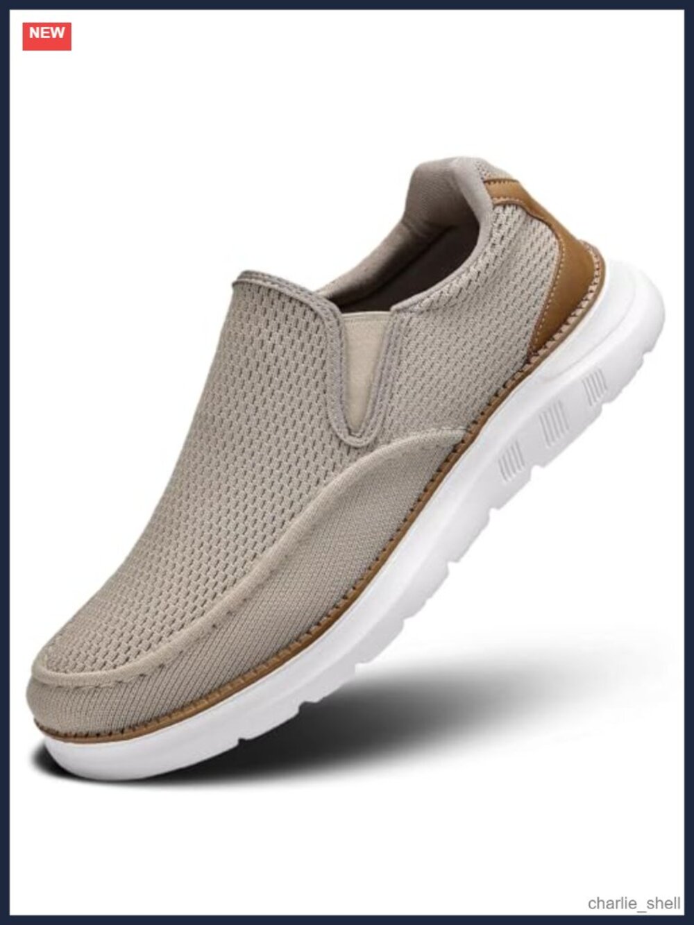 Mens Slip On Boat Shoes Mesh Casual Loafers Lightweight Soft Sole Oxfords